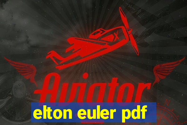 elton euler pdf